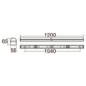 SLV Lysstrimmel BATTEN P 1200 52 ON-OFF CCT Switch, omskiftelig, multipower IP20