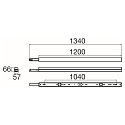 SLV Lysstrimmel BATTEN P 1200 52 ON-OFF PIR med sensor, CCT Switch, multipower IP20