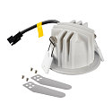SLV Indbygnings loftlampe NUMINOS� XS rund, egnet til VDU-arbejdsstationer IP20, hvid, lakeret d�mpbar