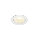 Indbygnings loftlampe NUMINOS� XS rund, egnet til VDU-arbejdsstationer IP20, hvid, lakeret d�mpbar
