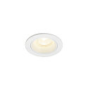 Indbygnings loftlampe NUMINOS� XS rund, egnet til VDU-arbejdsstationer IP20, hvid, lakeret d�mpbar