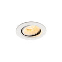 Indbygnings loftlampe NUMINOS� MOVE XS rund, egnet til VDU-arbejdsstationer IP20, hvid, lakeret d�mpbar