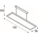 SLV Indbygget spotlys NUMINOS� GIMBLE S svingbar, egnet til VDU-arbejdsstationer IP20, hvid d�mpbar