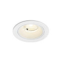 Indbygnings loftlampe NUMINOS� S rund, egnet til VDU-arbejdsstationer IP20, hvid, lakeret d�mpbar