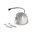 SLV Indbygnings loftlampe NUMINOS� S rund, egnet til VDU-arbejdsstationer IP20, hvid, lakeret d�mpbar