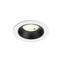 Indbygnings loftlampe NUMINOS� S egnet til VDU-arbejdsstationer IP20, sort, hvid d�mpbar