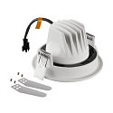 SLV Indbygnings loftlampe NUMINOS� MOVE S rund, egnet til VDU-arbejdsstationer IP20, hvid, lakeret d�mpbar