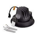 SLV Indbygnings loftlampe NUMINOS� MOVE S rund, egnet til VDU-arbejdsstationer IP20, sort, hvid, lakeret d�mpbar