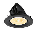 SLV Indbygnings loftlampe NUMINOS� GIMBLE M egnet til VDU-arbejdsstationer IP20, sort, hvid, lakeret d�mpbar