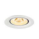 SLV Indbygnings loftlampe NUMINOS� GIMBLE M egnet til VDU-arbejdsstationer IP20, hvid, lakeret d�mpbar