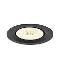 SLV Indbygnings loftlampe NUMINOS� GIMBLE M egnet til VDU-arbejdsstationer IP20, sort, hvid, lakeret d�mpbar