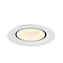 SLV Indbygnings loftlampe NUMINOS� GIMBLE M egnet til VDU-arbejdsstationer IP20, hvid, lakeret d�mpbar