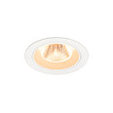 Indbygnings loftlampe NUMINOS� M rund, egnet til VDU-arbejdsstationer IP20, hvid, lakeret d�mpbar