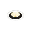 Indbygnings loftlampe NUMINOS� M egnet til VDU-arbejdsstationer IP20, sort, hvid d�mpbar