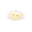 Indbygnings loftlampe NUMINOS� M rund, egnet til VDU-arbejdsstationer IP20, hvid, lakeret d�mpbar