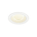 Indbygnings loftlampe NUMINOS� M rund, egnet til VDU-arbejdsstationer IP20, hvid, lakeret d�mpbar
