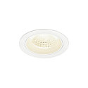 Indbygnings loftlampe NUMINOS� M rund, egnet til VDU-arbejdsstationer IP20, hvid, lakeret d�mpbar