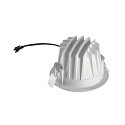 SLV Indbygnings loftlampe NUMINOS� M rund, egnet til VDU-arbejdsstationer IP20, hvid, lakeret d�mpbar