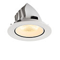 SLV Indbygnings loftlampe NUMINOS� GIMBLE L rund, egnet til VDU-arbejdsstationer IP20, hvid, lakeret d�mpbar
