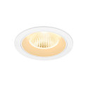 Indbygnings loftlampe NUMINOS� L rund, egnet til VDU-arbejdsstationer IP20, hvid, lakeret d�mpbar
