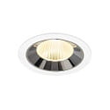 Indbygnings loftlampe NUMINOS� L egnet til VDU-arbejdsstationer IP20, chrom, hvid d�mpbar