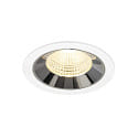 Indbygnings loftlampe NUMINOS� L egnet til VDU-arbejdsstationer IP20, chrom, hvid d�mpbar
