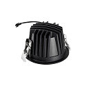 SLV Indbygnings loftlampe NUMINOS� L rund, egnet til VDU-arbejdsstationer IP20, sort, hvid, lakeret d�mpbar