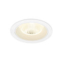 Indbygnings loftlampe NUMINOS� L rund, egnet til VDU-arbejdsstationer IP20, hvid, lakeret d�mpbar
