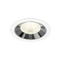 Indbygnings loftlampe NUMINOS� L egnet til VDU-arbejdsstationer IP20, chrom, hvid d�mpbar