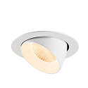SLV Indbygnings loftlampe NUMINOS� GIMBLE XL egnet til VDU-arbejdsstationer IP20, hvid, lakeret d�mpbar