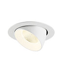 SLV Indbygnings loftlampe NUMINOS� GIMBLE XL egnet til VDU-arbejdsstationer IP20, hvid, lakeret d�mpbar
