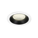 Indbygnings loftlampe NUMINOS� XL egnet til VDU-arbejdsstationer IP20, sort, hvid d�mpbar