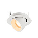SLV Indbygnings loftlampe NUMINOS� GIMBLE XS rund, egnet til VDU-arbejdsstationer IP20, hvid, lakeret d�mpbar