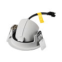 SLV Indbygnings loftlampe NUMINOS� GIMBLE XS rund, egnet til VDU-arbejdsstationer IP20, hvid, lakeret d�mpbar