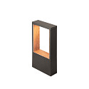 Udend�rs stativlampe FLATT II 36 PHASE down, havluftbestandig IP65, antracit, brun, tr� m�rk, lakeret d�mpbar