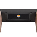 SLV Udend�rs stativlampe FLATT II 36 PHASE down, havluftbestandig IP65, antracit, brun, tr� m�rk, lakeret d�mpbar