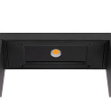 SLV Udend�rs stativlampe FLATT II 36 PHASE down, havluftbestandig IP65, sort, lakeret d�mpbar