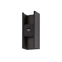 SLV Udend�rs wall luminaire FLATT II SENSOR PHASE up / down, med sensor, omskiftelig, havluftbestandig IP54, sort, lakeret 