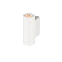 SLV Udend�rs wall luminaire HELIA PRO S UP/DOWN up / down, cylindrisk, DALI styrbar, slagfast IP65, hvid, lakeret d�mpbar