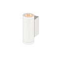 SLV Udend�rs wall luminaire HELIA PRO S UP/DOWN up / down, cylindrisk, DALI styrbar, slagfast IP65, hvid, lakeret d�mpbar