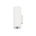 SLV Udend�rs wall luminaire HELIA PRO L UP/DOWN up / down, cylindrisk, DALI styrbar, slagfast IP65, hvid, lakeret d�mpbar