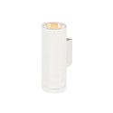 SLV Udend�rs wall luminaire HELIA PRO L UP/DOWN up / down, cylindrisk, DALI styrbar, slagfast IP65, hvid, lakeret d�mpbar