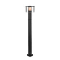 Udend�rs stativlampe TAHA II 90 IP65, sort d�mpbar