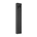 SLV outdoor floor lamp QUAD PRO 90 square IP65, anthracite, white dimmable