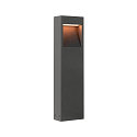 Udend�rs stativlampe QUAD PRO 60 firkantet IP65, antracit, hvid d�mpbar