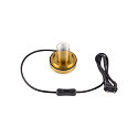 table lamp PANTILO ROPE 19 cylindrical E27, gold dimmable