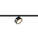 Skinne spot KALU 2.0 cylindrisk, egnet til VDU-arbejdsstationer IP20, sort, lakeret d�mpbar