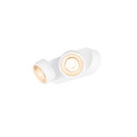 SLV V�g- og Loftlampe KALU 2.0 2-flammer, egnet til VDU-arbejdsstationer IP20, hvid, lakeret d�mpbar