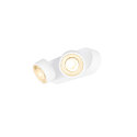 SLV V�g- og Loftlampe KALU 2.0 2-flammer, egnet til VDU-arbejdsstationer IP20, hvid, lakeret d�mpbar