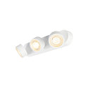 SLV V�g- og Loftlampe KALU 2.0 3-flammer, egnet til VDU-arbejdsstationer IP20, hvid, lakeret d�mpbar